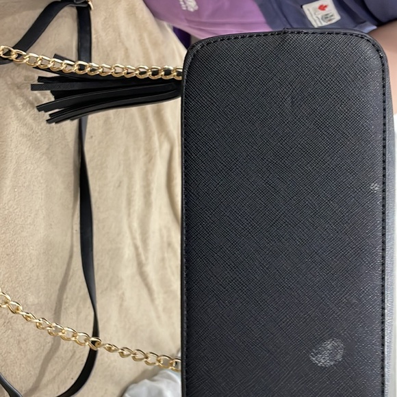 Aldo black/gold small crossbody bag - Picture 3 of 9